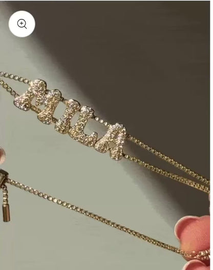The Luxe Letter Bracelet